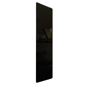 Glas Infrarotheizung in elegantem Design 1225*600 schwarz glänzend