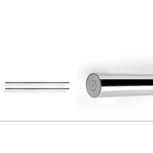Design Handtuchstange beheizbar poliert 800 mm