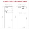 Design Heizstrahler Smart-Heat Electric Platinum 2300 Watt schwarz