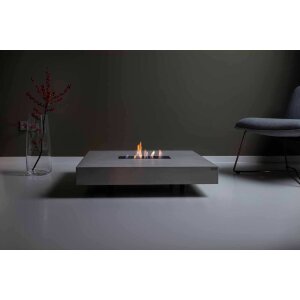 Feuertisch aus Beton Tabula Ignis von CO33 betongrau 1000x1000