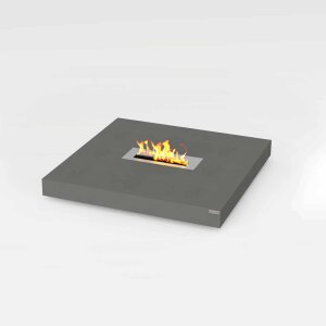 Feuertisch aus Beton Tabula Ignis von CO33 dunkelgrau 1000x1000