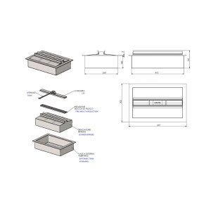 Outdoor Ethanol Brenner von bioKamino  Brenner ohne Sicherheitswanne