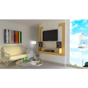 Infrarot Glasheizung 500 Watt orange RAL2011-waagrecht