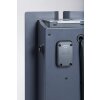 Elektrischer Heizkörper Kyoto mit doppeltem Heizsystem anthrazit-750 Watt