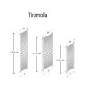 K8 RADIATORI TIRAMOLLA Handtuchwärmer mit klaren Linien