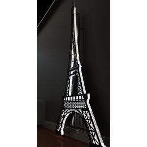 Art RADIATORS Eiffel Turm Designheizkörper in Edelstahl