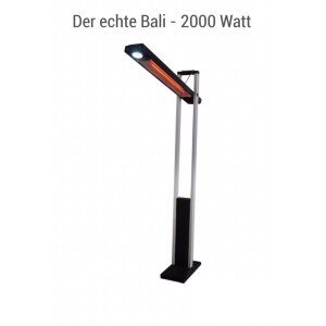 Portabler Infrarot Designheizstrahler Bali mit LED - das Orginal mit 2000 Watt