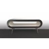 Freistehender Design-Heizkörper Arena Table AT1000, schwarz, weiss