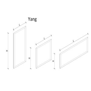 K8 RADIATORI Yin und Yang der extra dünne Designheizkörper andere Grössen und andere Farben