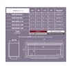 Durchsicht Einbau Ethanolkamin BKBF-B-650 Standardbrenner mit Magnetrahmen