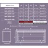 Einbau Ethanolkamin einseitig offen BKBF-M-900 Standardbrenner mit Magnetrahmen