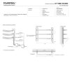 Elektrischer Design Handtuchwärmer M Tube Round 800 gebürstet