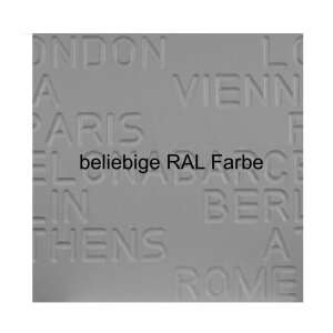 Design Infrarotspeicher Paneele Pur City 116x41, 800 Watt PUR RAL Farbe